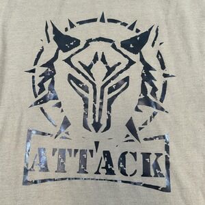 Bronze Star Attack Shirt Mens Medium Tan Moisture Wicking Sleeveless Army 2A 27